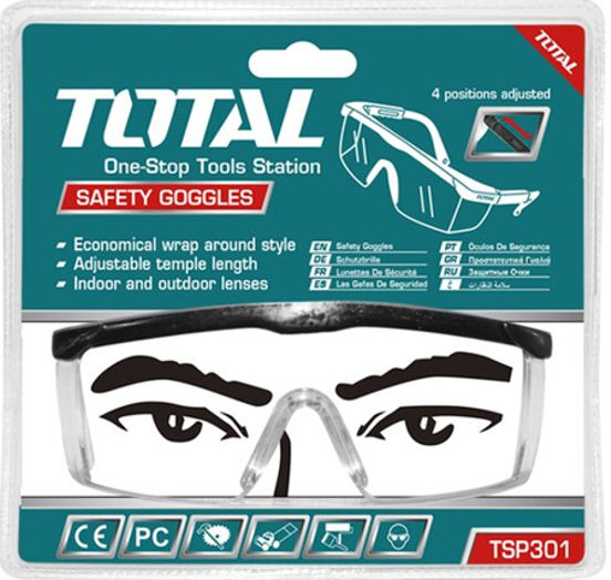 TOTAL TSP301 Safety Goggles