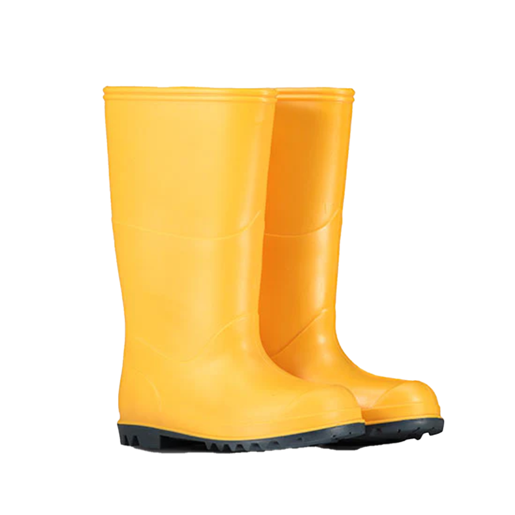 Rubber Long Safety Shoes Ideal for Wet and Chemical Areas