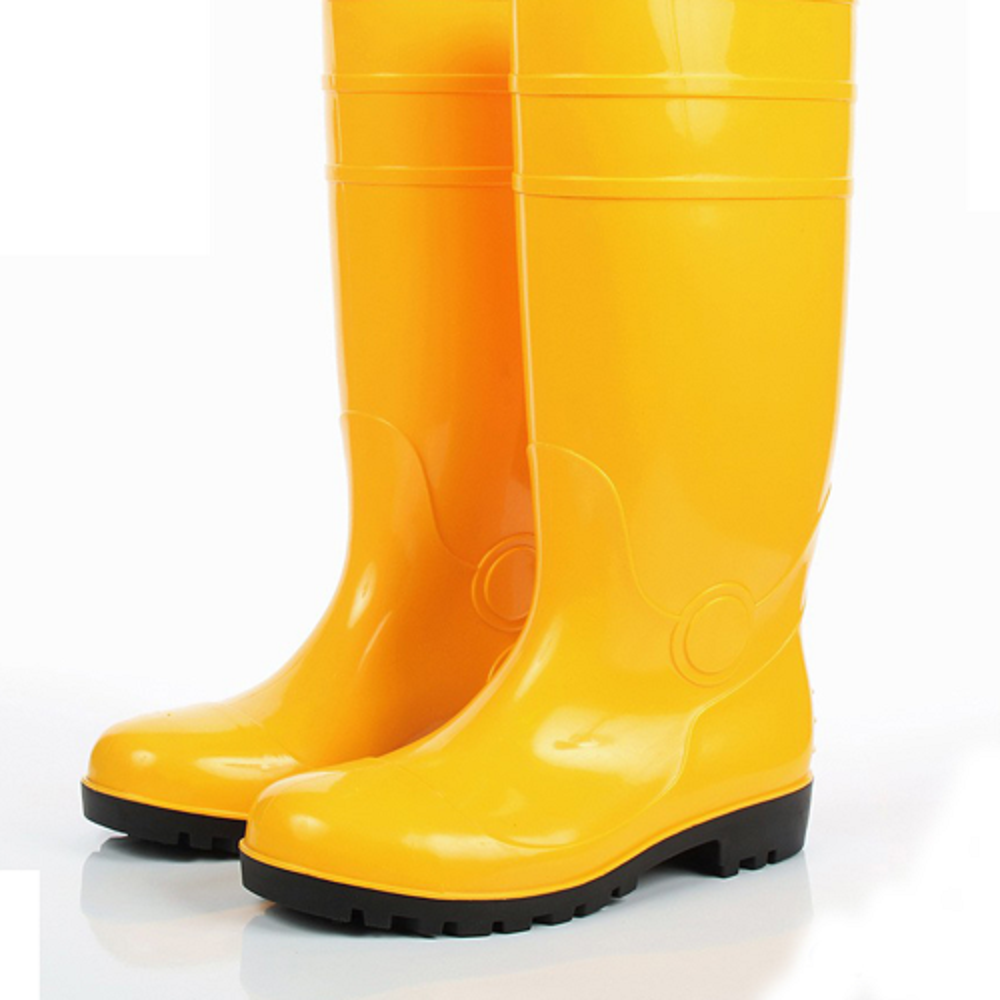 Rubber Long Shoes for Water Resistance and Slip Protection